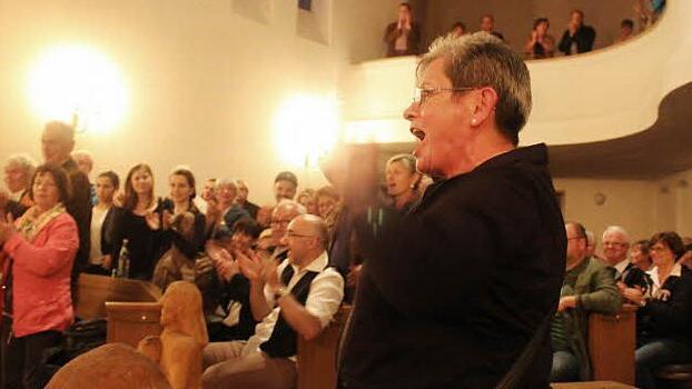 Das Publikum in der Kirche ging begeistert mit. Foto: Markus Häggberg