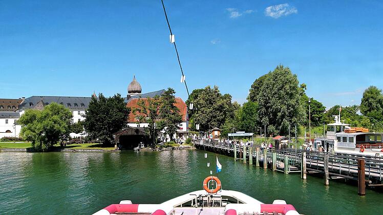 Ziel: die Fraueninsel. Foto: Monika Limmer