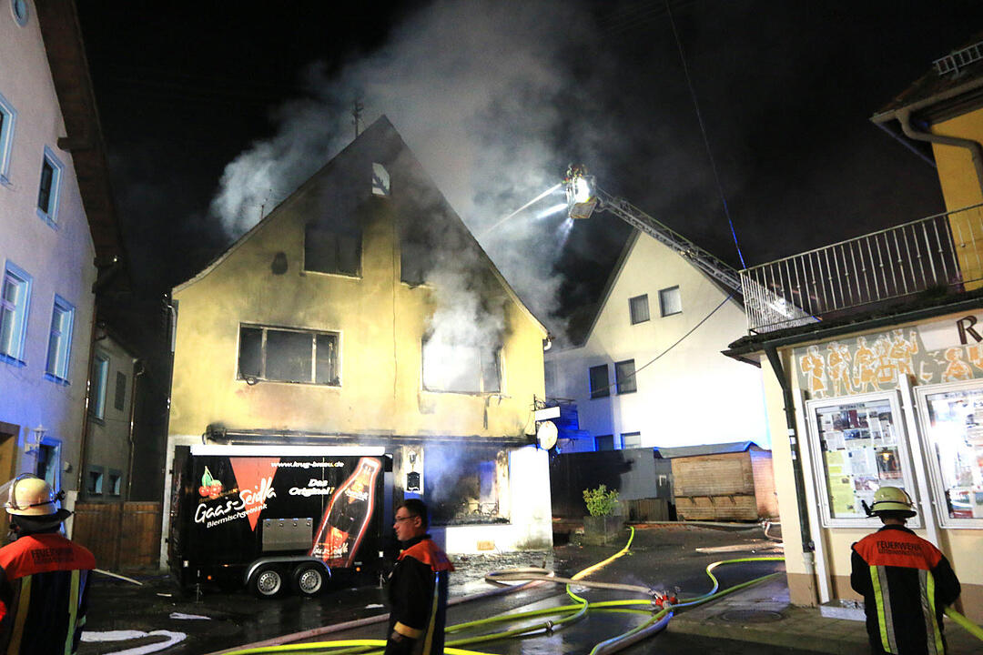 Asylunterkunft in Gößweinstein brennt