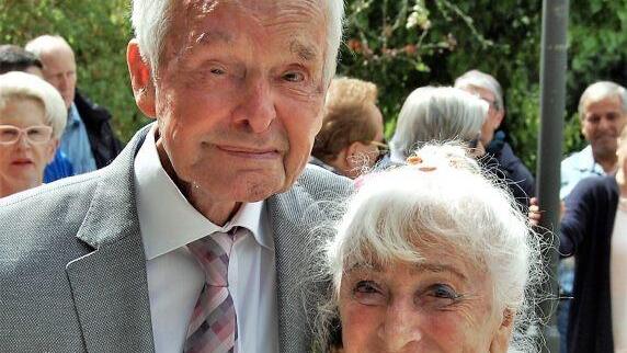 Das diamantene Hochzeitspaar Erika und Peter Borck. Foto: Sigismund von Dobschütz
