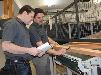 Sie sind ein Team: Die Ebertsch-Brüder Andreas (rechts) und Thomas Ebertsch. Foto: Veronika Schadeck