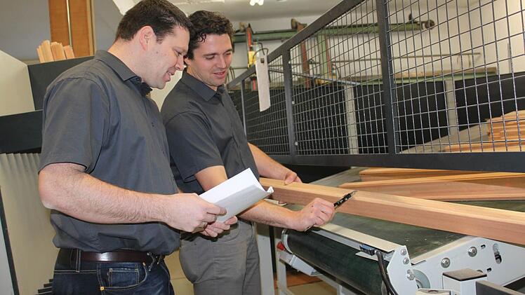 Sie sind ein Team: Die Ebertsch-Brüder Andreas (rechts) und Thomas Ebertsch. Foto: Veronika Schadeck
