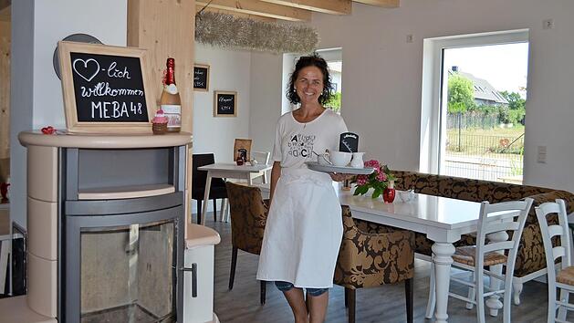 Susanne Kroll hat in Medbach ein Café eröffnet. Foto: Larissa Händel