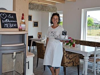 Susanne Kroll hat in Medbach ein Café eröffnet. Foto: Larissa Händel