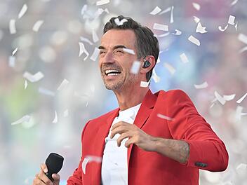 Florian Silbereisen beim "Schlagerboom Open Air 2025" in Kitzbühel: "Ganz wichtig, dass es diese Sendungen gibt."