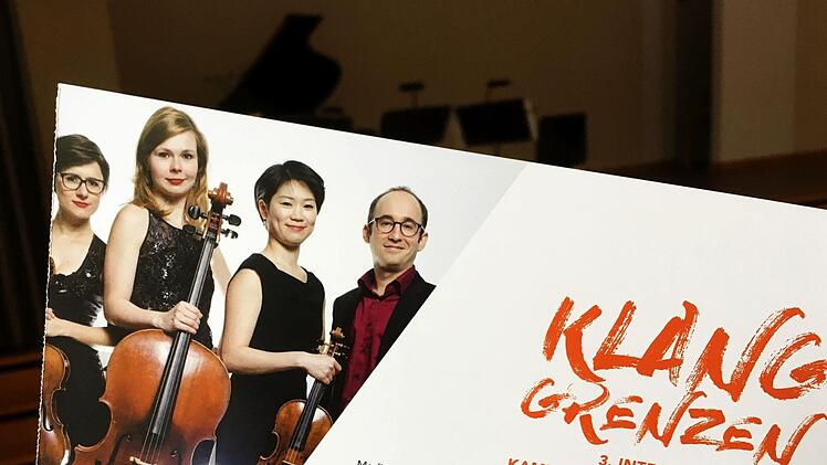 Das Flex Ensemble gastierte beim Festival Klanggrenzen in Coburg. "Tango Night - Tango trifft Video" lautete das Motto des Abends im großen Saal des Pfarrzentrums St. Augustin.Foto: Jochen Berger