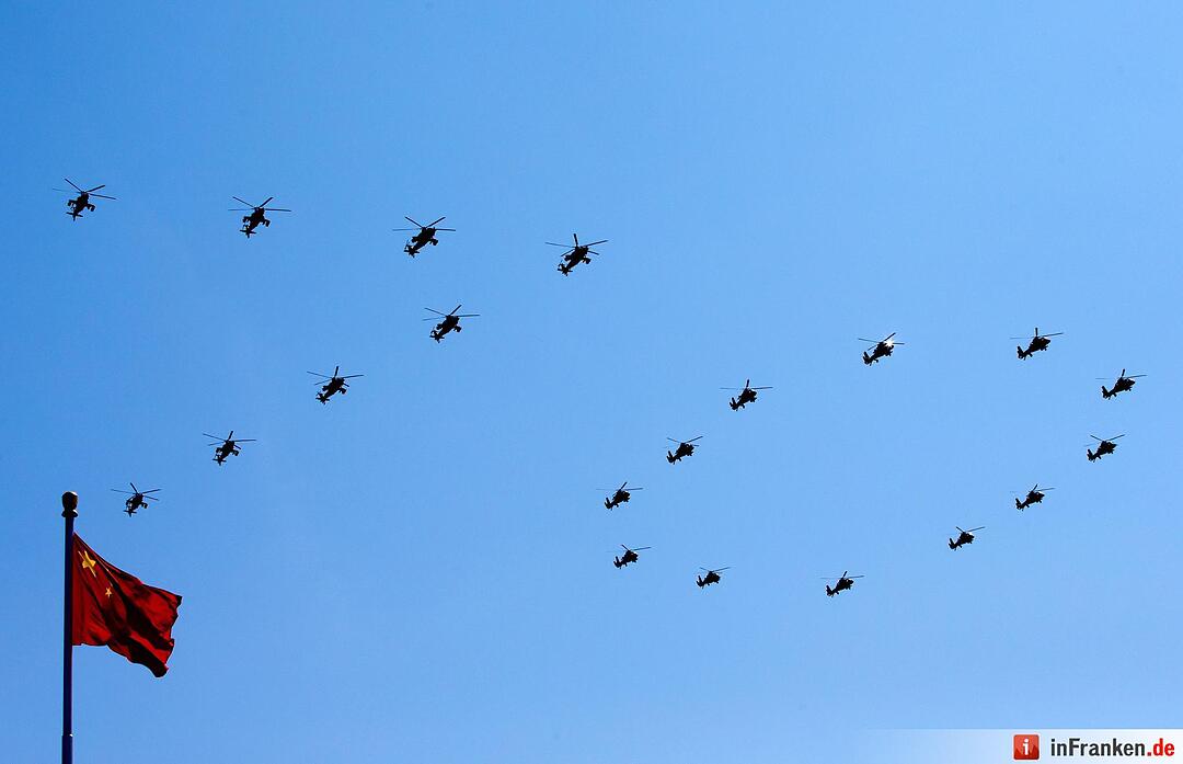 Militärparade in China
