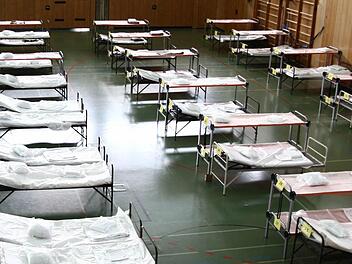 Die Sporthallen am Schulzentrum werden im Spätsommer zur Notunterkunft für die Flüchtlinge. Foto: Lea Schreiber