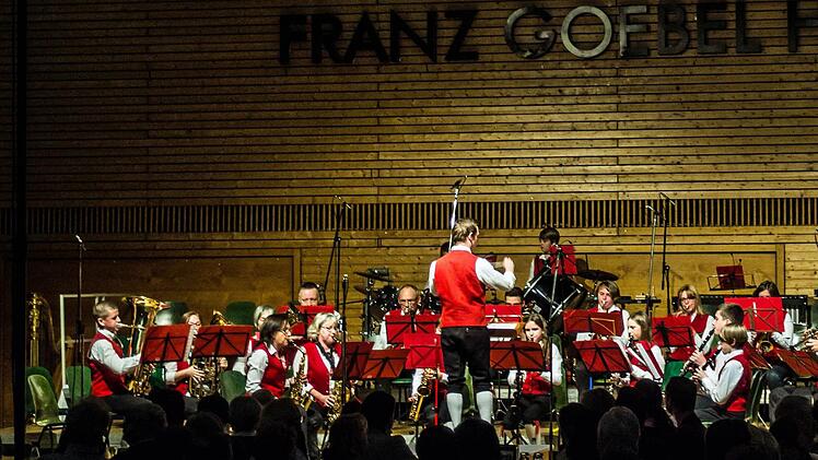 Tim Eller dirigierte das Vororchester des Jugendorchesters Rödental.Foto: Jochen Berger