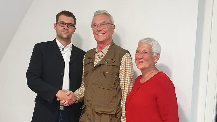 René Rackelmann (l.), Georg Nützel und Rose Stark Foto: Carmen Schwind