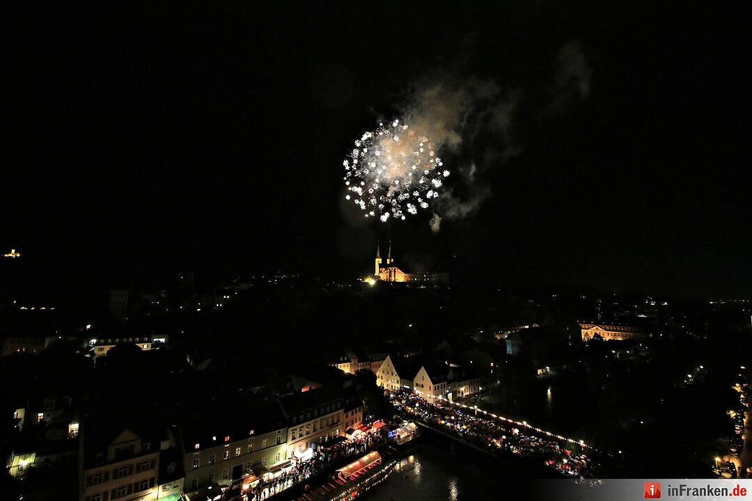 Sandkerwa-Feuerwerk in Bamberg