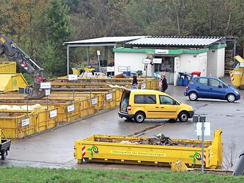 Auch der Wertstoffhof Medbach wurde 2018 von der Deutschen Umwelthilfe untersucht und in die Kategorie "guter bis sehr guter Bürgerservice" eingestuft.  Foto: Andreas Dorsch (Archiv)