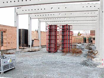 Das neue Feuerwehrhaus in Kronach spielt in den Finanzplanungen der Stadt Kronach eine gewichtige Rolle. Foto: Friedwald Schedel