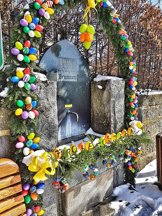 Pfarrer-Gruber-Brunnen in Bischofsgrün