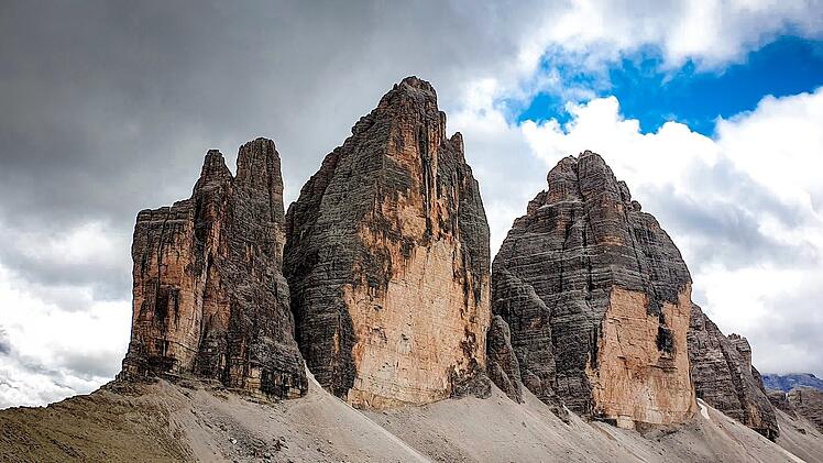 Die Drei Zinnen in den Dolomiten