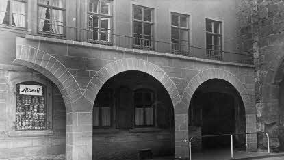 So sah Mitte der 50er Jahre das Modell für eine Fußgänger-Passage neben dem Coburger Spitaltor aus.Foto: CT-Archiv/Schneider