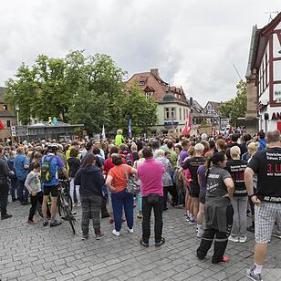 Demonstration gegen Rechts in Zirndorf