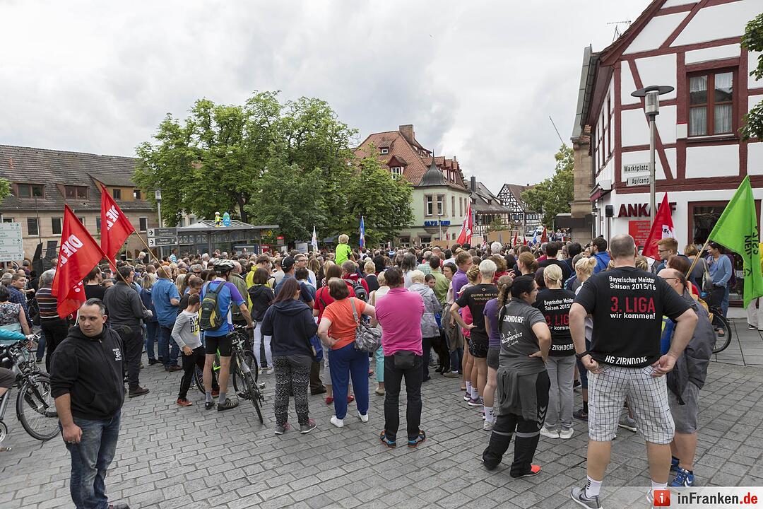 Demonstration gegen Rechts in Zirndorf