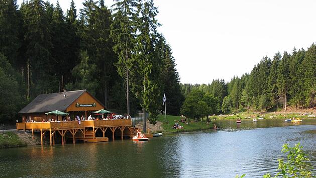 Der Ölschnitzsee im Frankenwald Foto: Archiv/Veronika Schadeck
