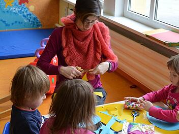 Bei der offenen Kinderbetreuung am Dienstagvormittag können Eltern ihre Kleinkinder stundenweise abgeben, um in Ruhe etwas erledigen zu können. Foto: Carmen Schwind