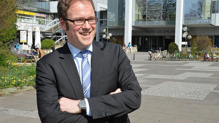 Erlangens OB Florian Janik. Foto: Hannah Reuter