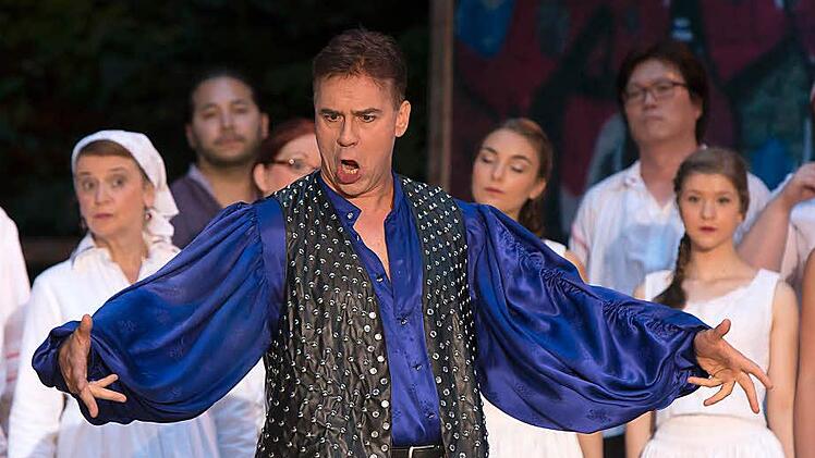 Impressionen vom "Zigeunerbaron" auf der Waldbühne Heldritt.Foto: Albert Höchstädter