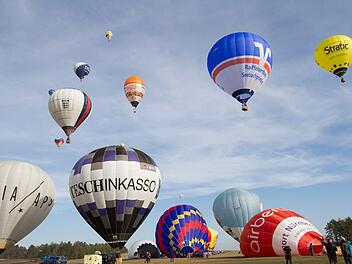 Jackpot für Ballonfans: Der Frankenballoncup 2020 wurde über der Fränkischen Schweiz ausgetragen. Foto: Josef Hofbauer