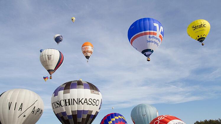 Jackpot für Ballonfans: Der Frankenballoncup 2020 wurde über der Fränkischen Schweiz ausgetragen. Foto: Josef Hofbauer