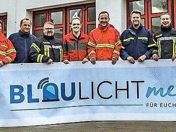 Die Verantwortlichen der Blaulichtmeile  Foto: privat