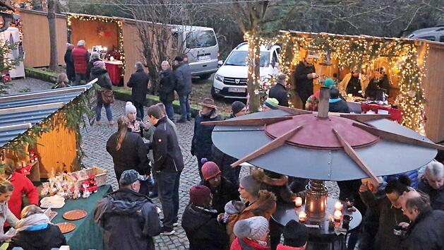 In der Gasse zwischen Rathaus und Bachgasse waren mehrere St&auml;nde mit umfassenden Angeboten aufgebaut.  Foto: Helmut Will