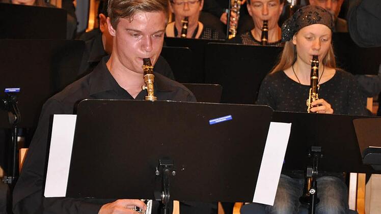 Solo des 18-jährigen Stefan Blenkle auf seinem Bassetthorn. Foto: J.V. Mihm