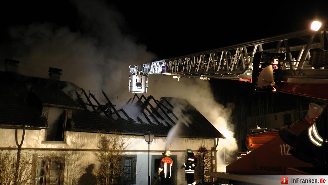 Brand in Kloster bei Münnerstadt – 250 Heimbewohner von Feuer bedroht