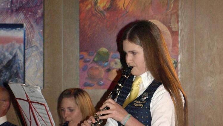 Inga-Carina Zenker spielte die Soloklarinette beim "Wild Cat Blues". Susanne Deuerling