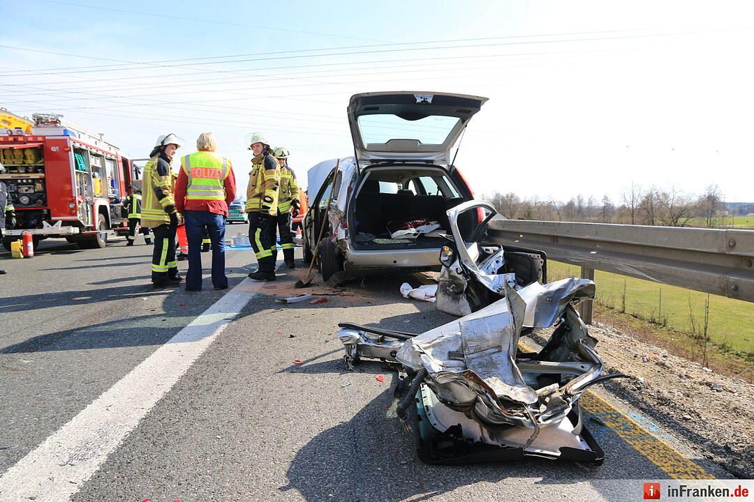 Schwerer Unfall auf der A73