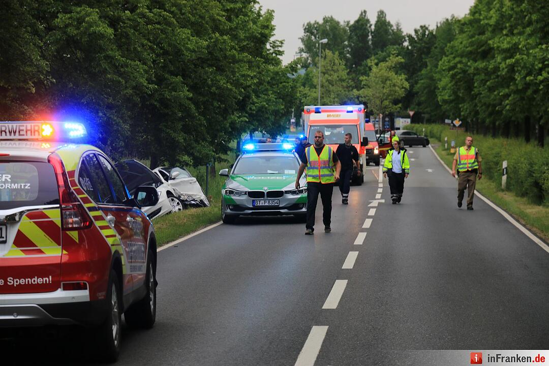 Autos kollidieren in Neunkirchen am Brand