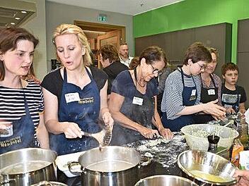 Die Resonanz auf den Bio-Kochkurs war riesig.  Foto: privat