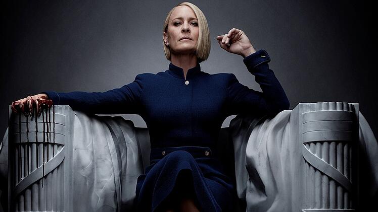 Mit der Rolle der skrupellosen Pr&auml;sidenten-Gattin Claire Underwood im Serienhit "House of Cards" stieg Robin Wright endg&uuml;ltig zur Charakterdarstellerin auf.