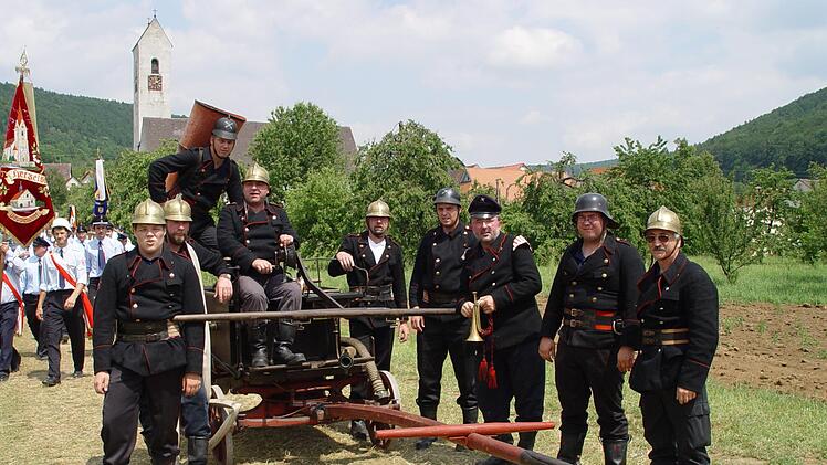 Die Feuerwehr Bitzfeld bei Bretzfeld Foto: privat