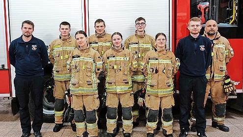 Sechs Aktive der Feuerwehren aus Prappach und Ha&szlig;furt haben den Lehrgang erfolgreich absolviert.