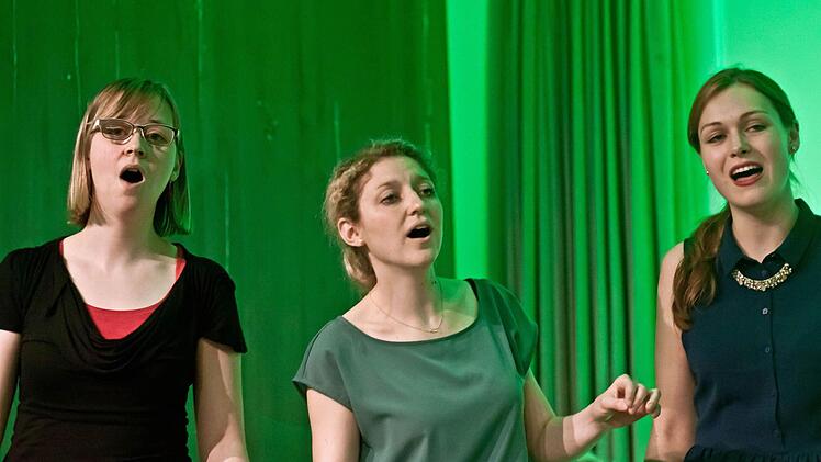 Das Würzburger Vokalensemble "Room4Rent" gastierte in Coburg.Foto: Jochen Berger