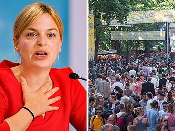 Querdenker beleidigt Gr&uuml;nen-Politikerin Schule auf Bergkirchweih