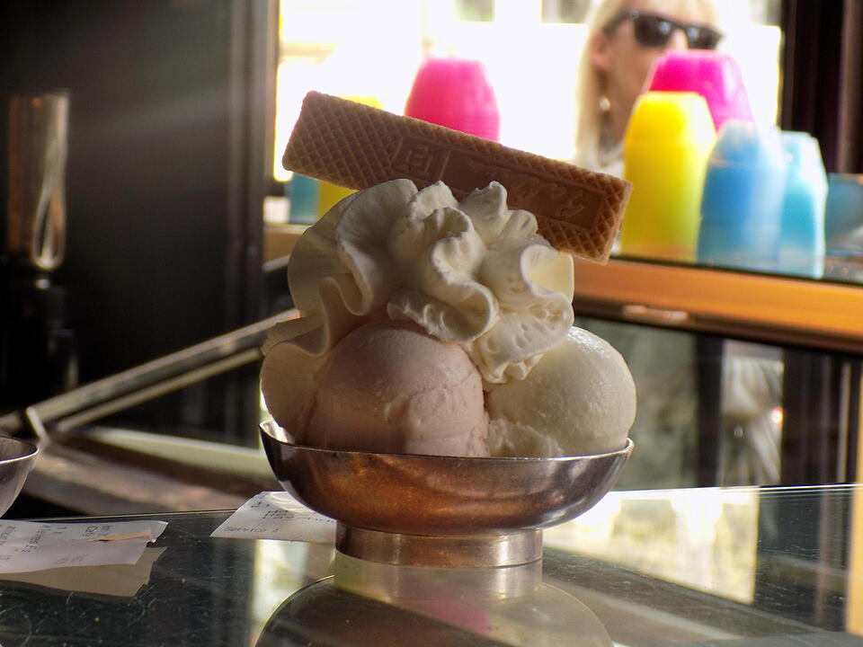 Eisdielen Bamberg: das Café Riffelmacher