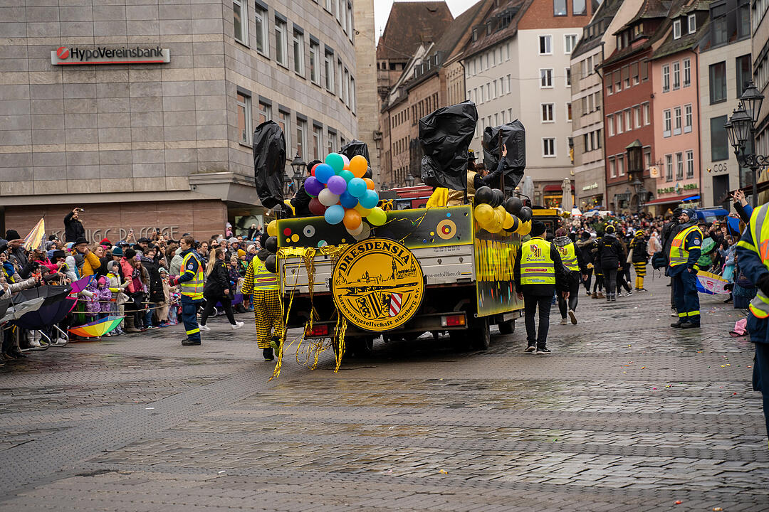 Der traditionelle Umzug zog ca. 70.000 Faschingsfreunde an.