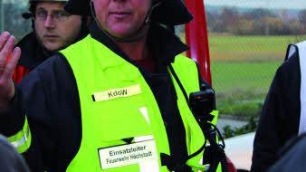 Einsatzleiter Wolfgang Glotz