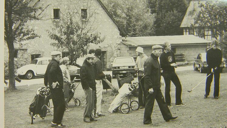 Kanndorfer Golf-Szene aus den 80er-Jahren Foto. p