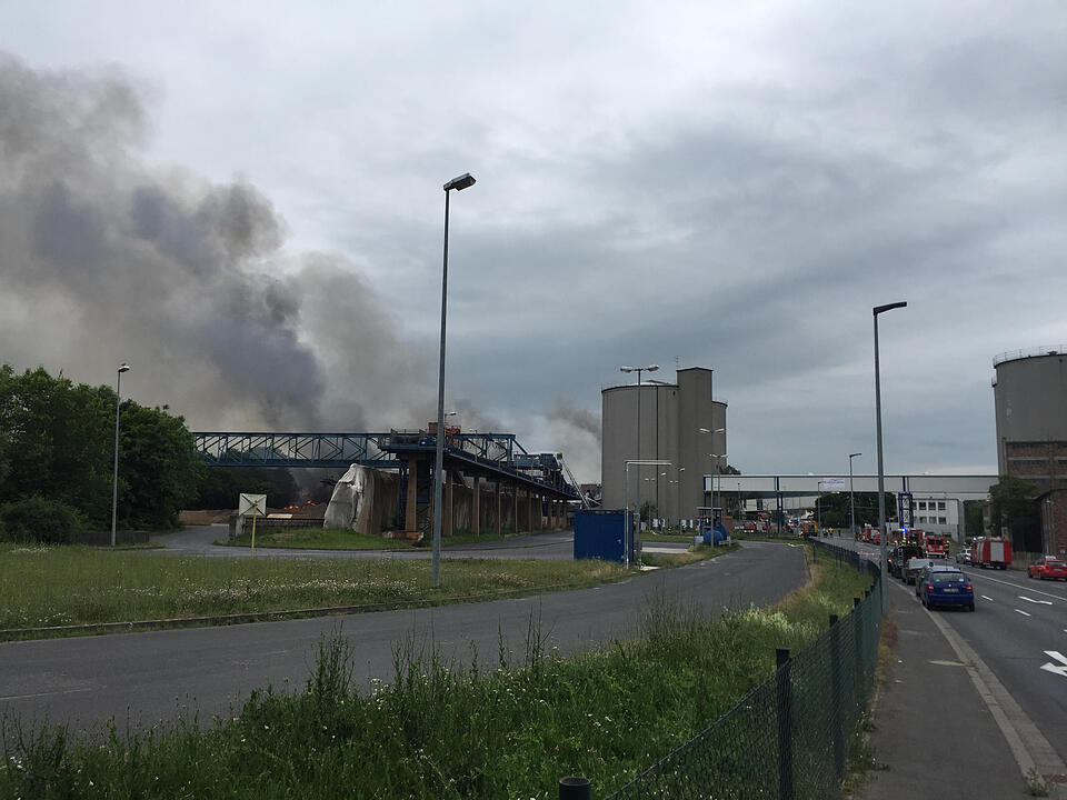 Großbrand in Ochsenfurt