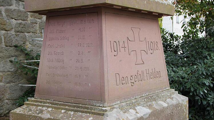 Kriegerdenkmal in Detter. Foto: Ulrike Müller