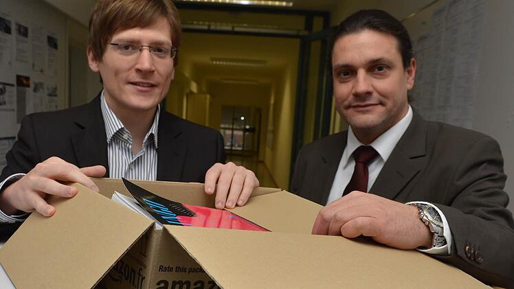 Björn Asdecker  und Eric Sucky . Foto: Ronald Rinklef