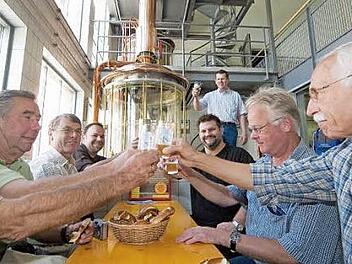 Ein interessanter Tag: Ein Bierseminar in der "Gläsernen Museumsbauerei". Foto: Brauereimuseum