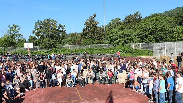 Eindrücke vom Abi-Scherz. Foto: Isabel Dill